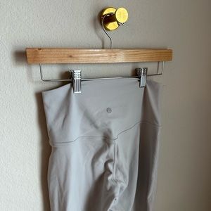 - Lululemon align high rise pant 28” in chrome (super pale lavender/gray)